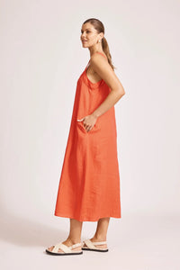 Miramar Tank Maxi Dress | Coral