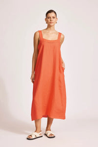 Miramar Tank Maxi Dress | Coral