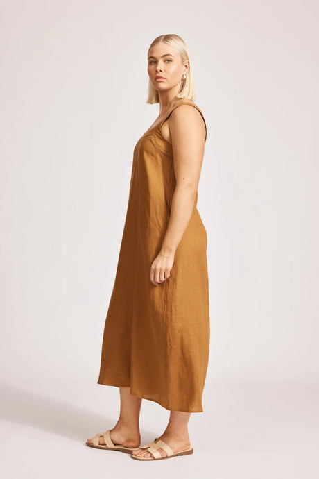 Miramar Tank Maxi Dress | Caramel