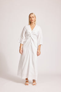 Miramar Twist Maxi Dress | White