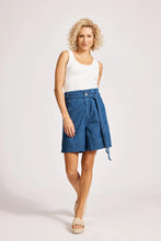 Load image into Gallery viewer, Melenia Denim Short | Indigo