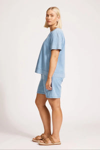 Melenia Denim Top | Denim