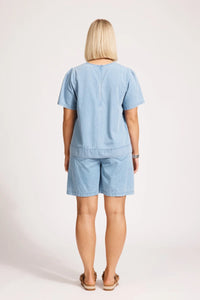 Melenia Denim Top | Denim