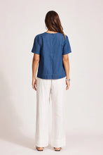 Load image into Gallery viewer, Melenia Denim Top | Indigo