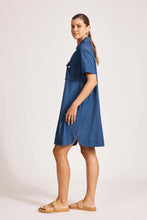 Load image into Gallery viewer, Melenia Denim Shirt Dress | Indigo