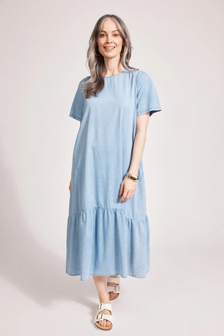 Melenia Denim Dress | Denim