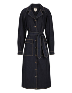 Boston Denim Shirt Dress | Indigo