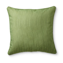Load image into Gallery viewer, Sailor Green Stripe Reversible Outdoor Cushion