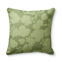 Load image into Gallery viewer, Geranium Green/Rust Reversible Outdoor Cushion