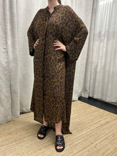Load image into Gallery viewer, Leopard Shirt Dress | Mocha
