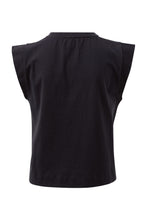 Load image into Gallery viewer, Extended Shoulder Tee | Black