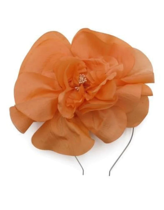 Cindy Fascinator | Orange