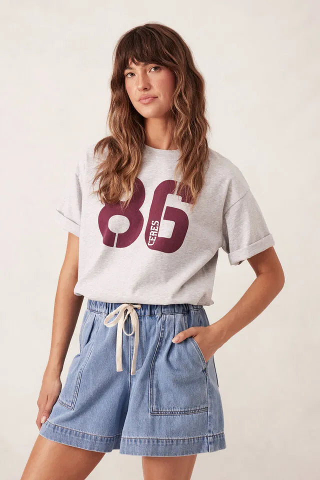 Darcy Relaxed Everyday Short | Mid Blue Wash
