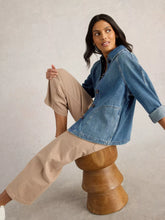 Load image into Gallery viewer, Eden Denim Jacket | Mid Denim
