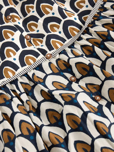 Ariel Mix Print Midi Skirt
