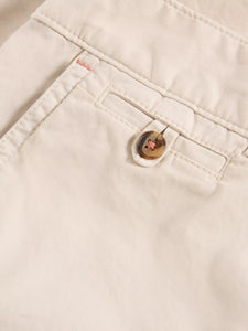 Hayley Organic Chino Short | Natural White