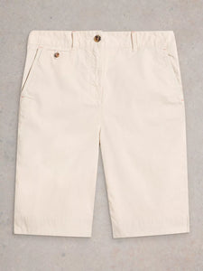 Hayley Organic Chino Short | Natural White