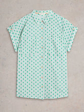Load image into Gallery viewer, Ellie Organic Cotton Shirt | Green Multi