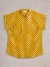 Load image into Gallery viewer, Ellie Organic Cotton Shirt | Mid Chartreuse