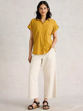Load image into Gallery viewer, Ellie Organic Cotton Shirt | Mid Chartreuse