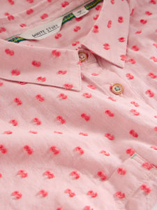 Ellie Organic Cotton Shirt | Pink Multi