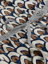 Load image into Gallery viewer, Ariel Tiered Woven Dress | Navy Print