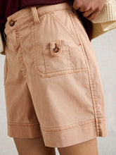 Load image into Gallery viewer, Mollie Combat Denim Shorts | Light Tan
