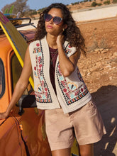 Load image into Gallery viewer, Mollie Combat Denim Shorts | Light Tan