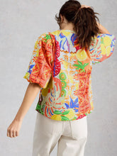 Load image into Gallery viewer, Bex Cotton Top | Yellow Multi