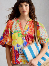 Load image into Gallery viewer, Bex Cotton Top | Yellow Multi
