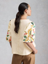 Load image into Gallery viewer, Maeve Embroidered Top | Ivory Multi