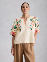 Load image into Gallery viewer, Maeve Embroidered Top | Ivory Multi