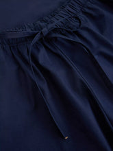 Load image into Gallery viewer, Lauryn Poplin Wide Leg Crop Pant | Dark Navy