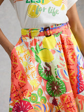 Load image into Gallery viewer, Darcie Midi Skirt | Yellow Multi