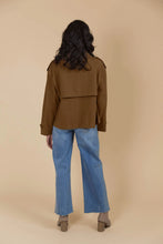 Load image into Gallery viewer, Freya Crop Trench | Toffee