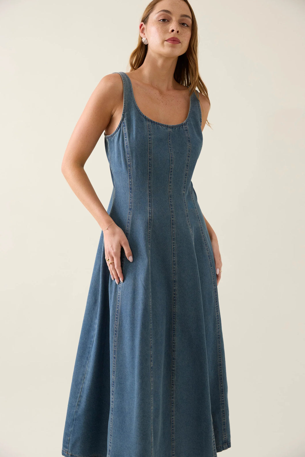 Sophie Denim Tank Dress | Drift