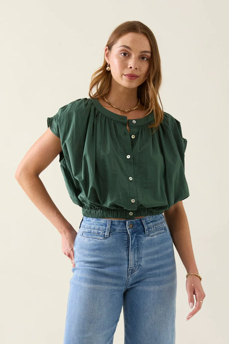 Aurora Reversible Crop Top | Myrtle