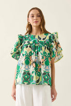 Load image into Gallery viewer, Aurora Frill Top | Paisley