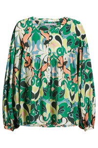 Aurora Button Blouse | Paisley
