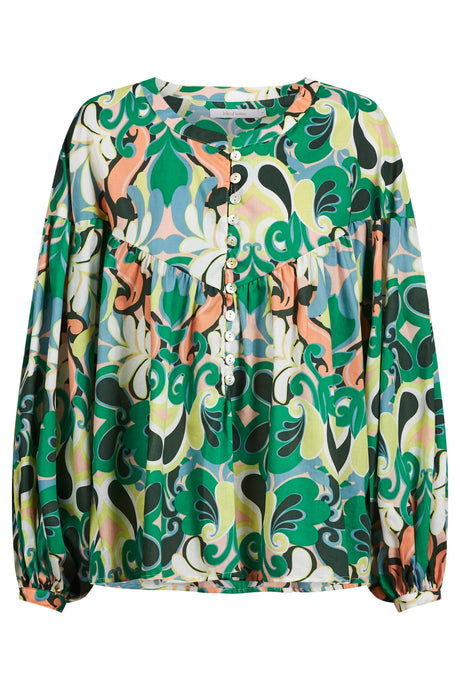 Aurora Button Blouse | Paisley