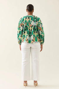 Aurora Button Blouse | Paisley