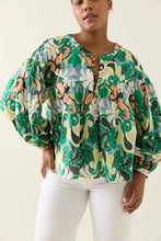 Load image into Gallery viewer, Aurora Button Blouse | Paisley