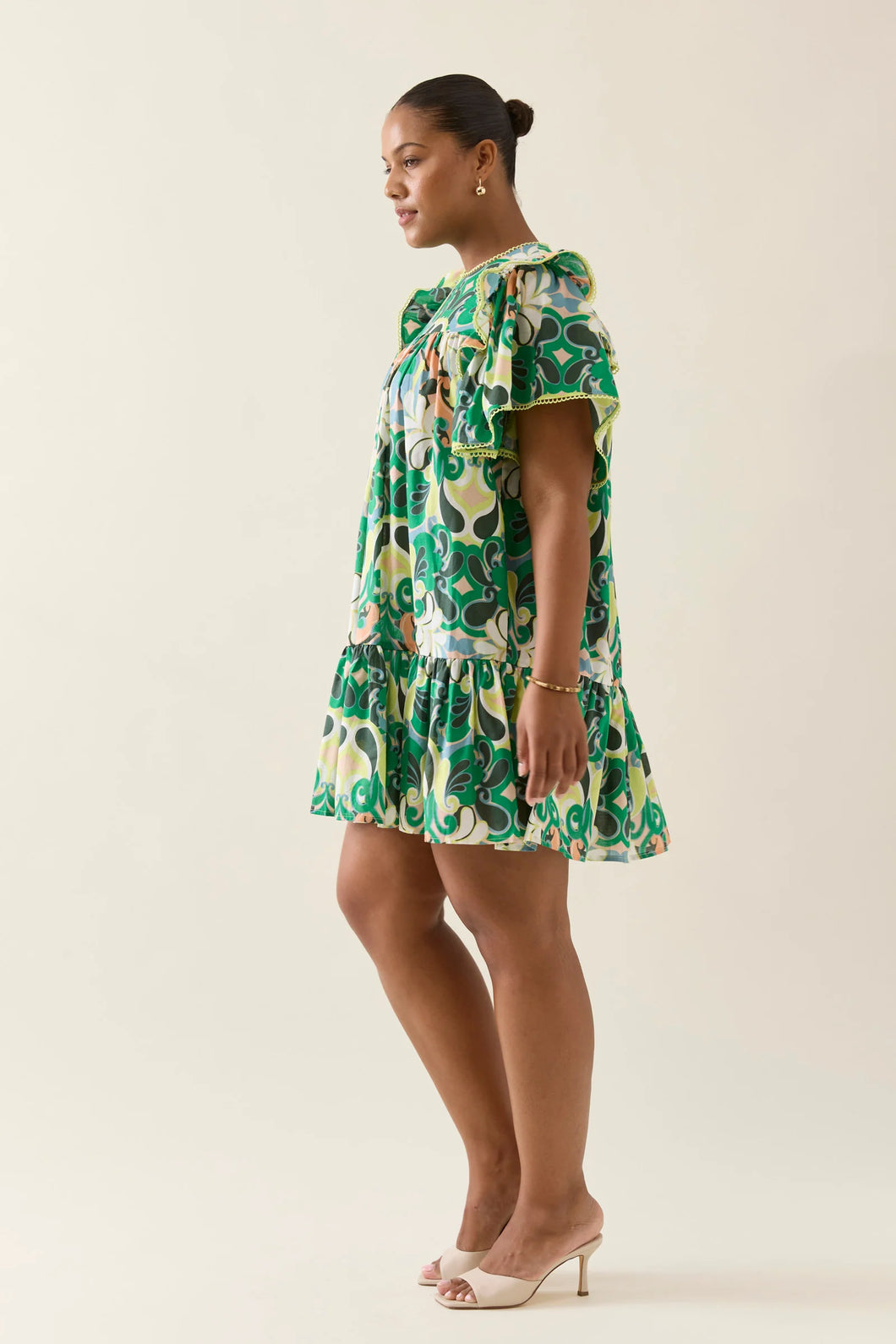 Aurora Frill Dress | Paisley