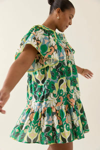 Aurora Frill Dress | Paisley