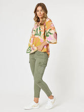 Load image into Gallery viewer, Paige Cargo Pant | Washed Khaki