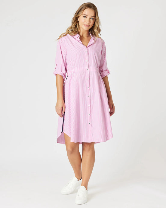 Skyler Stripe Dress | Pink