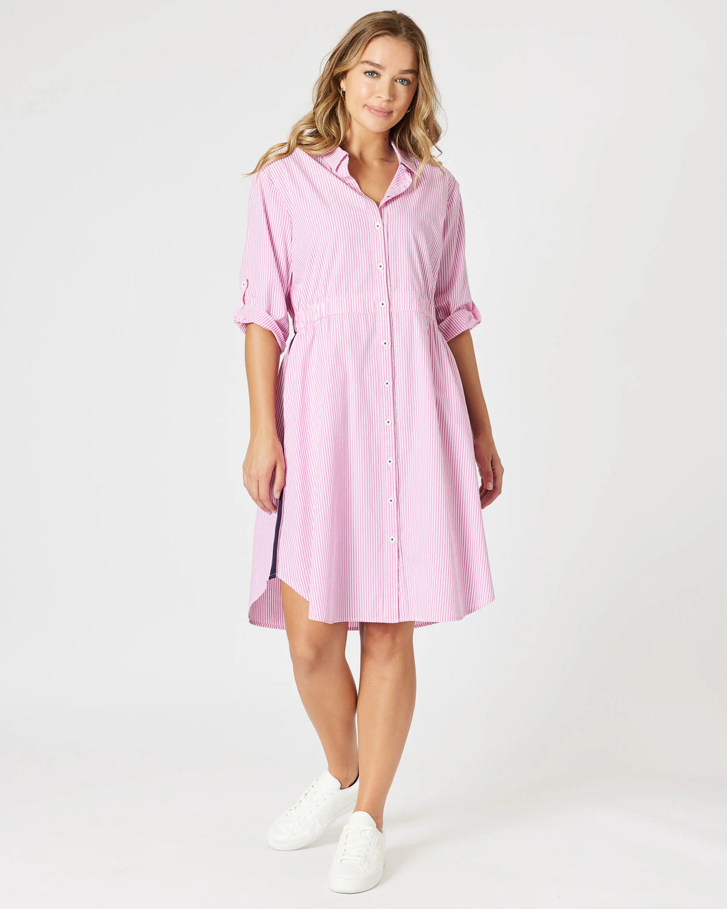 Skyler Stripe Dress | Pink