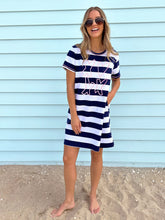 Load image into Gallery viewer, Love &amp; Kisses Dress | Navy Pink