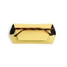 Load image into Gallery viewer, Leather Glasses Case | Yellow