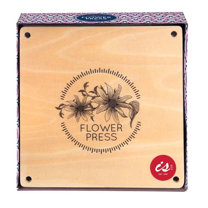 isGift Classic Flower Press Wood